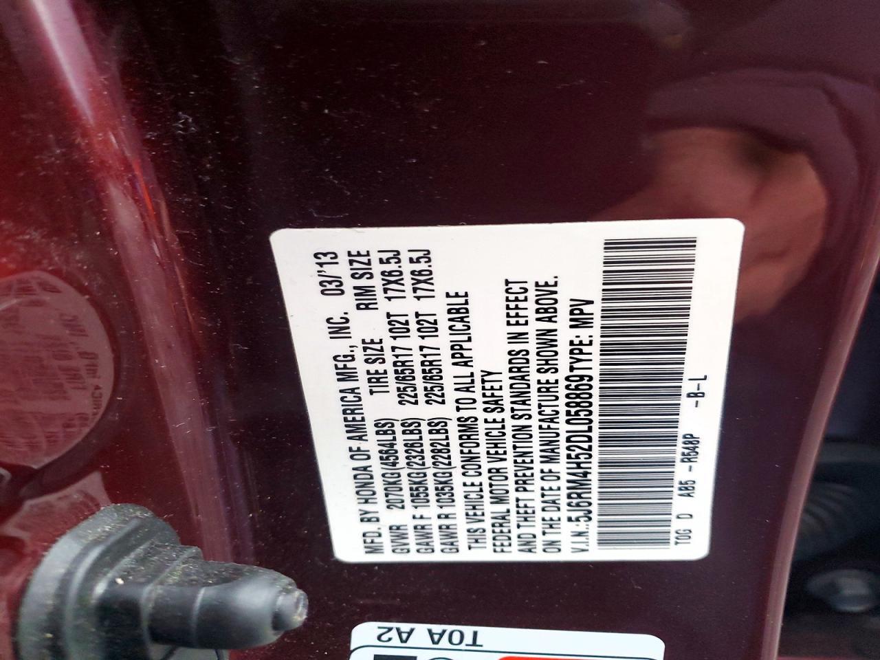 2013 Honda Cr-V Ex - zdjęcie 13