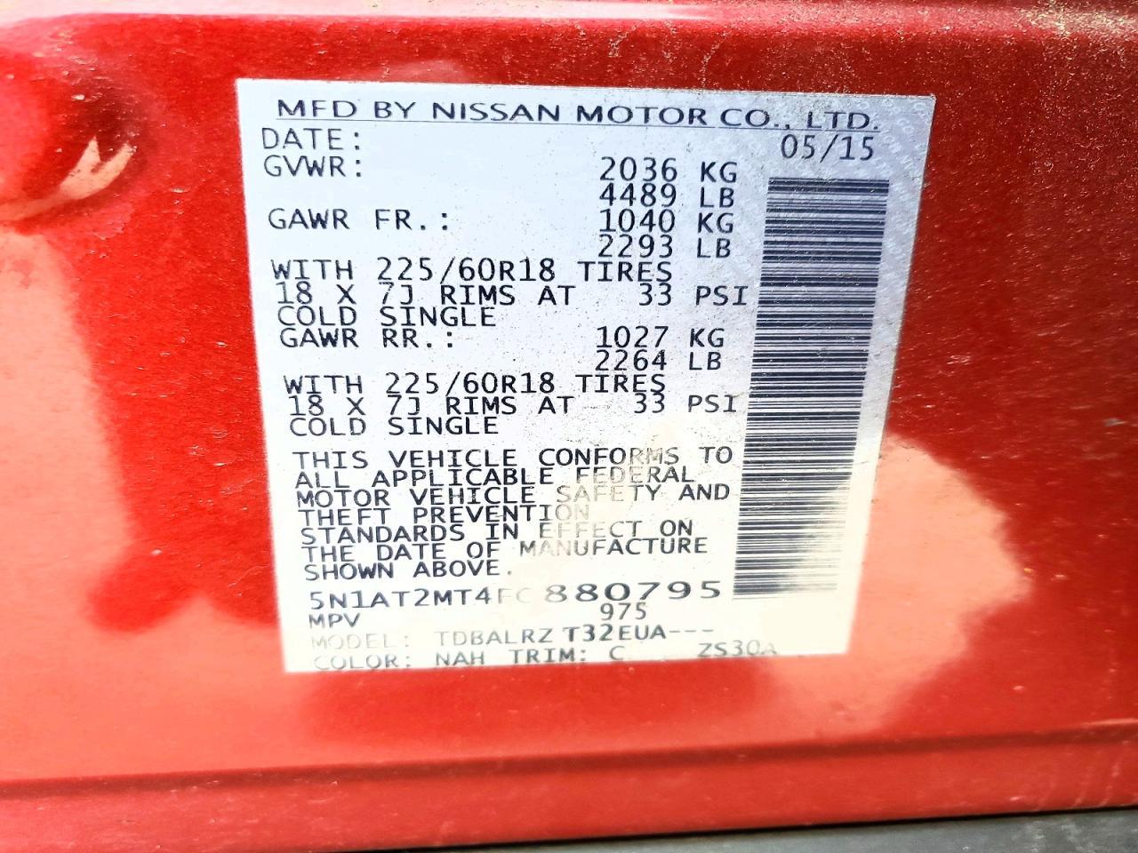 2015 Nissan Rogue Sl - zdjęcie 13