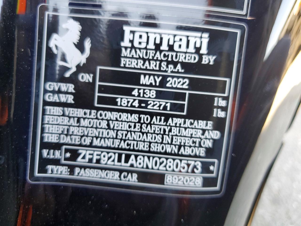 2022 Ferrari F8 Tributo - zdjęcie 12