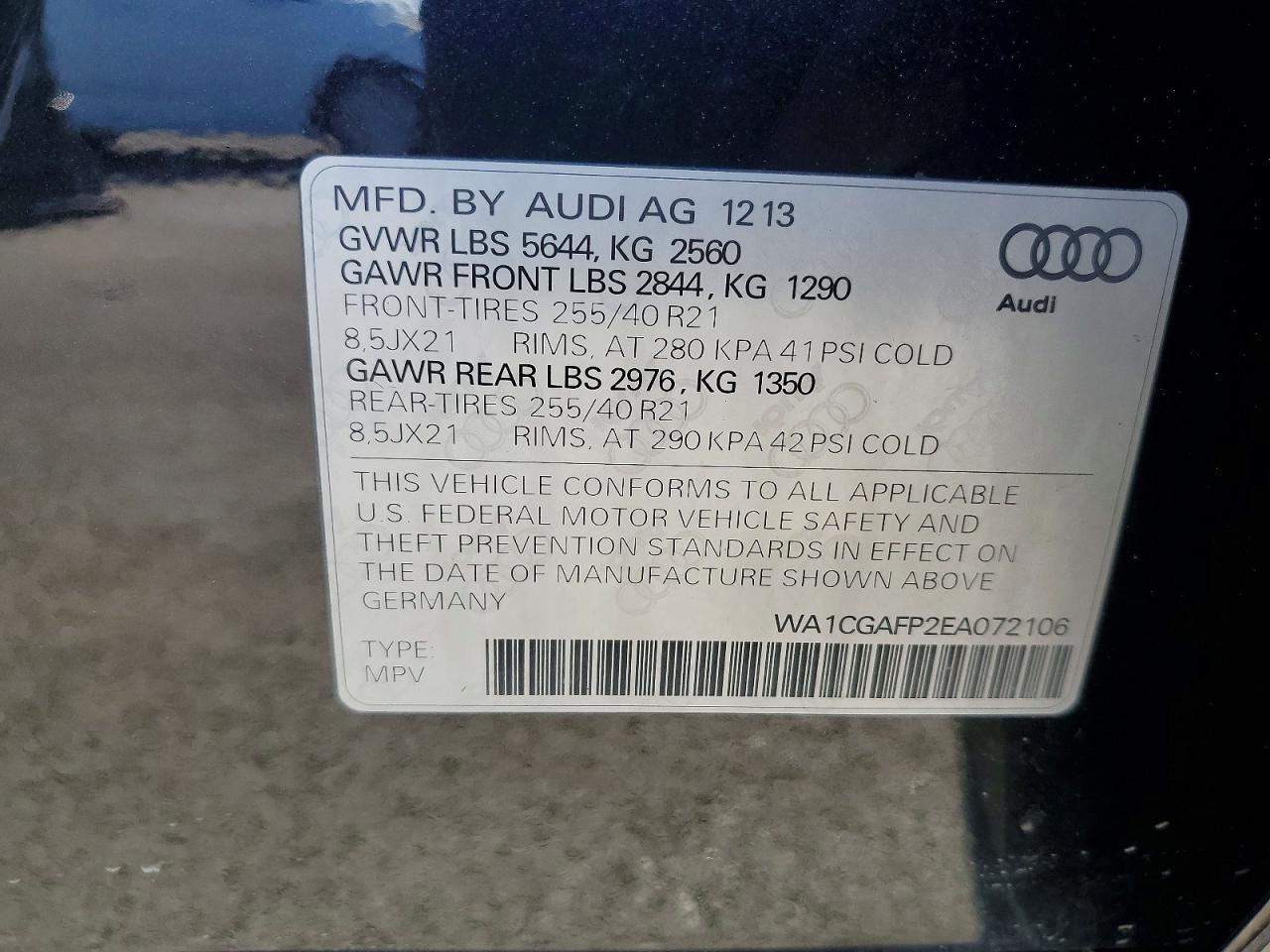 2014 Audi Sq5 Premium Plus - zdjęcie 13