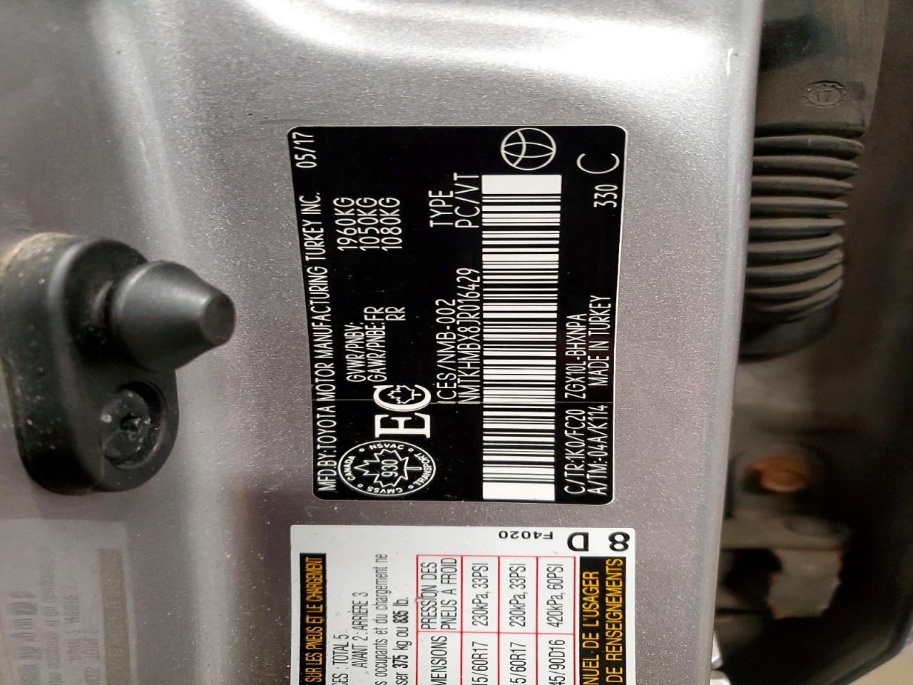 2018 Toyota C-Hr Xle - zdjęcie 12