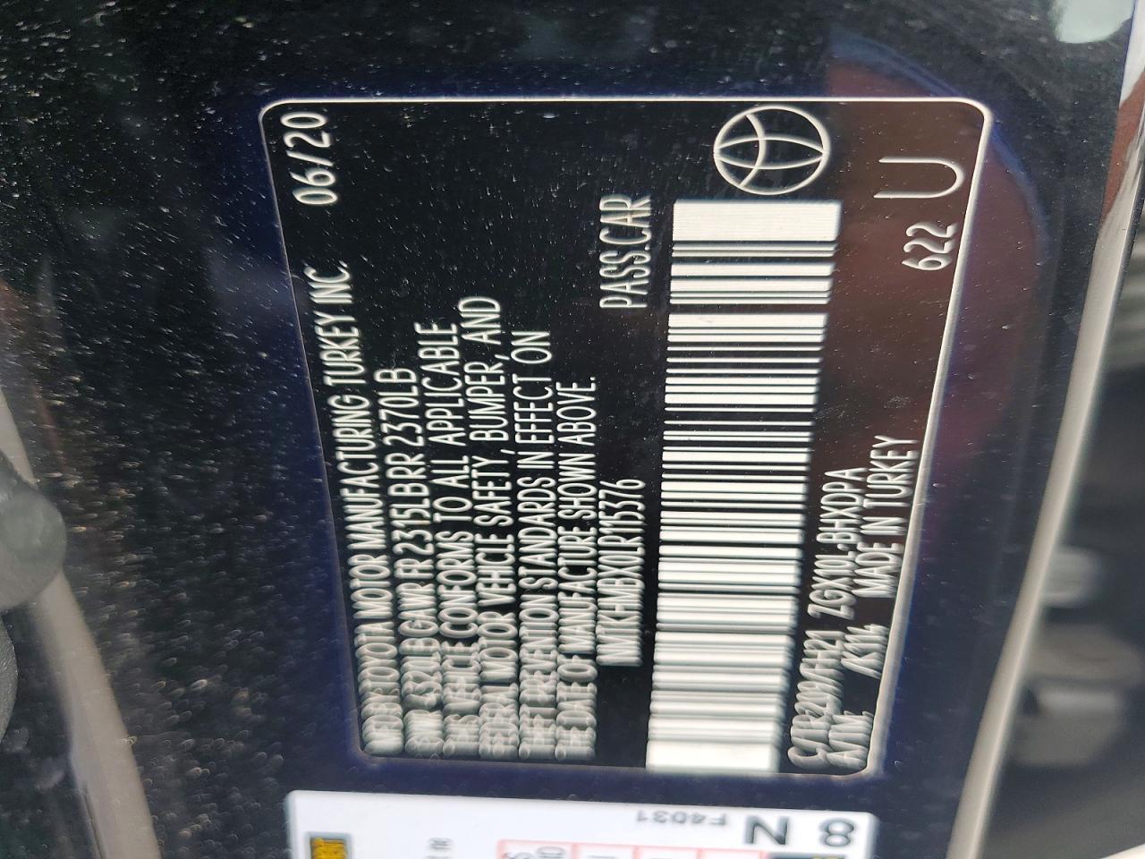 2020 Toyota C-Hr Le - zdjęcie 13