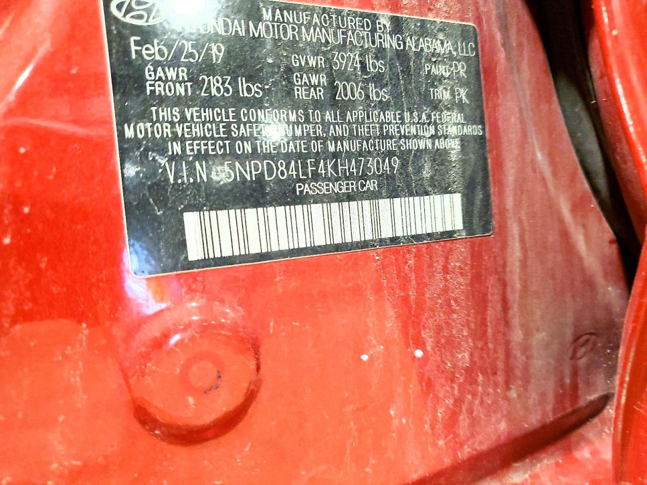 2019 Hyundai Elantra Sel - zdjęcie 12