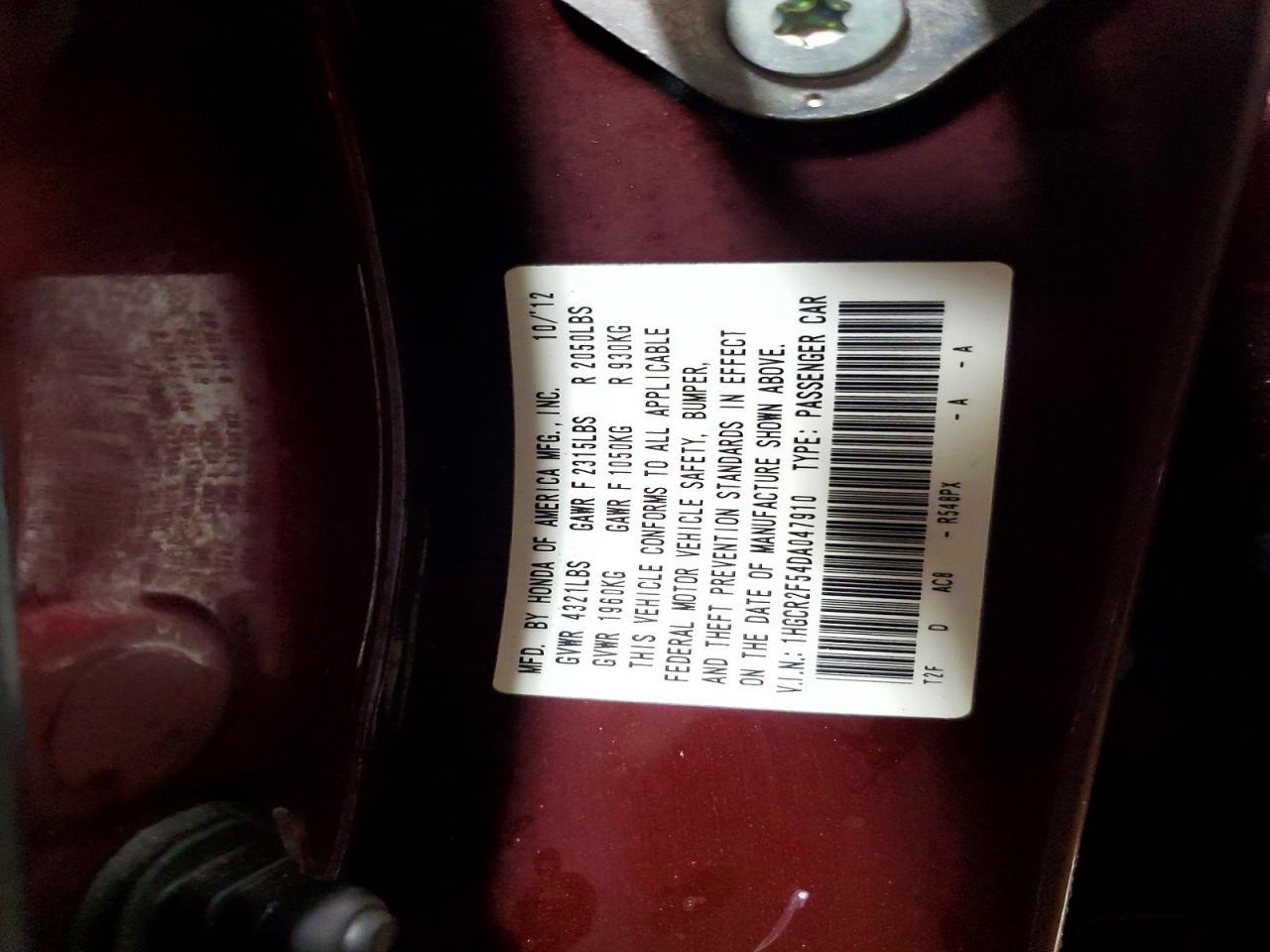 2013 Honda Accord Sport - zdjęcie 12