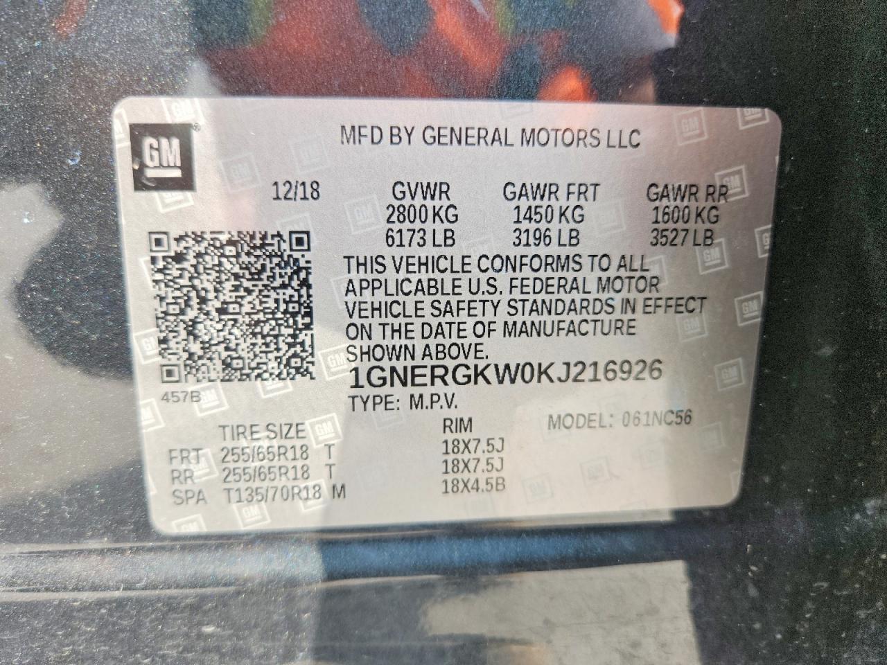 2019 Chevrolet Traverse Lt - zdjęcie 13