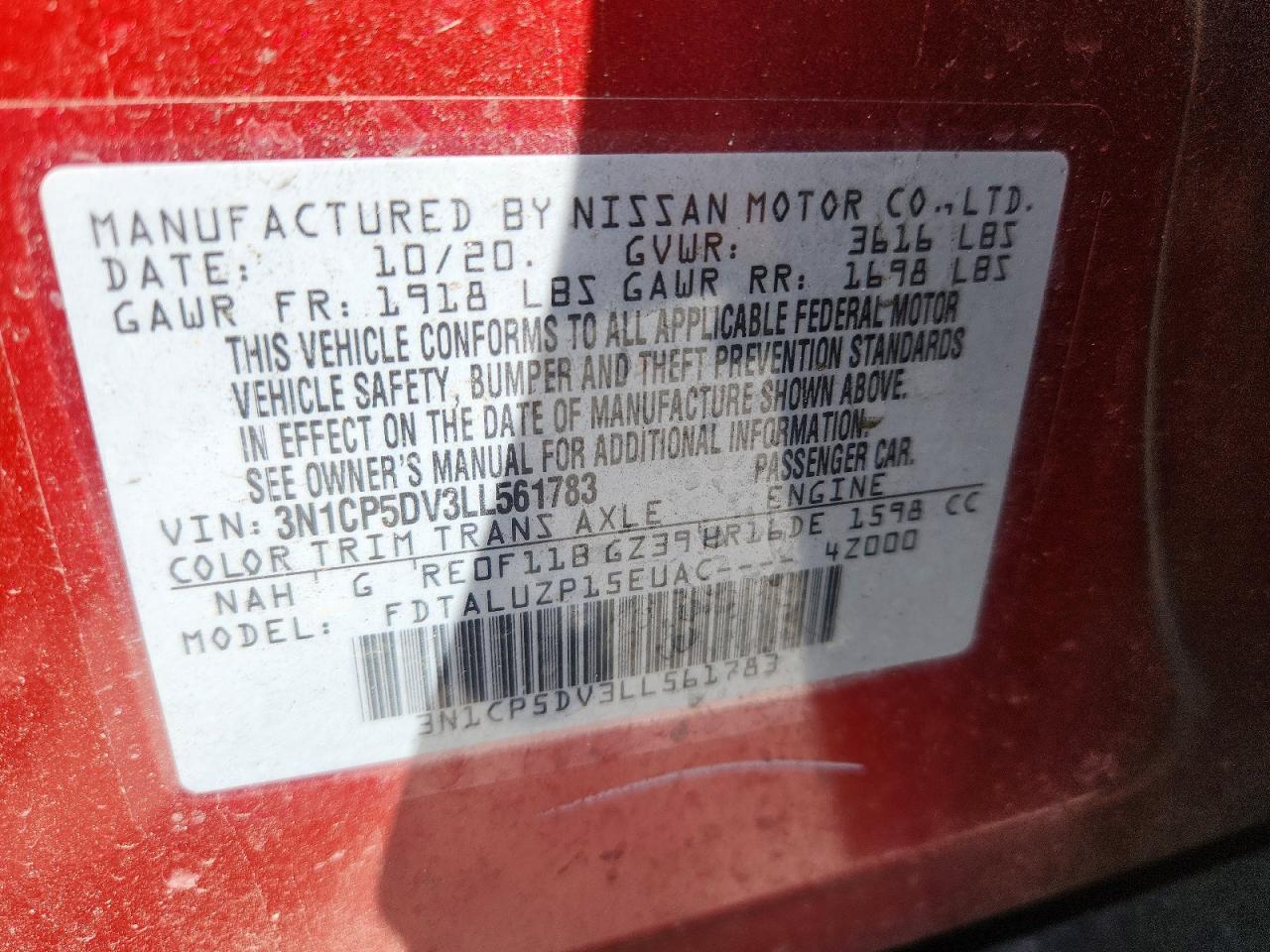 2020 Nissan Kicks Sr - zdjęcie 13