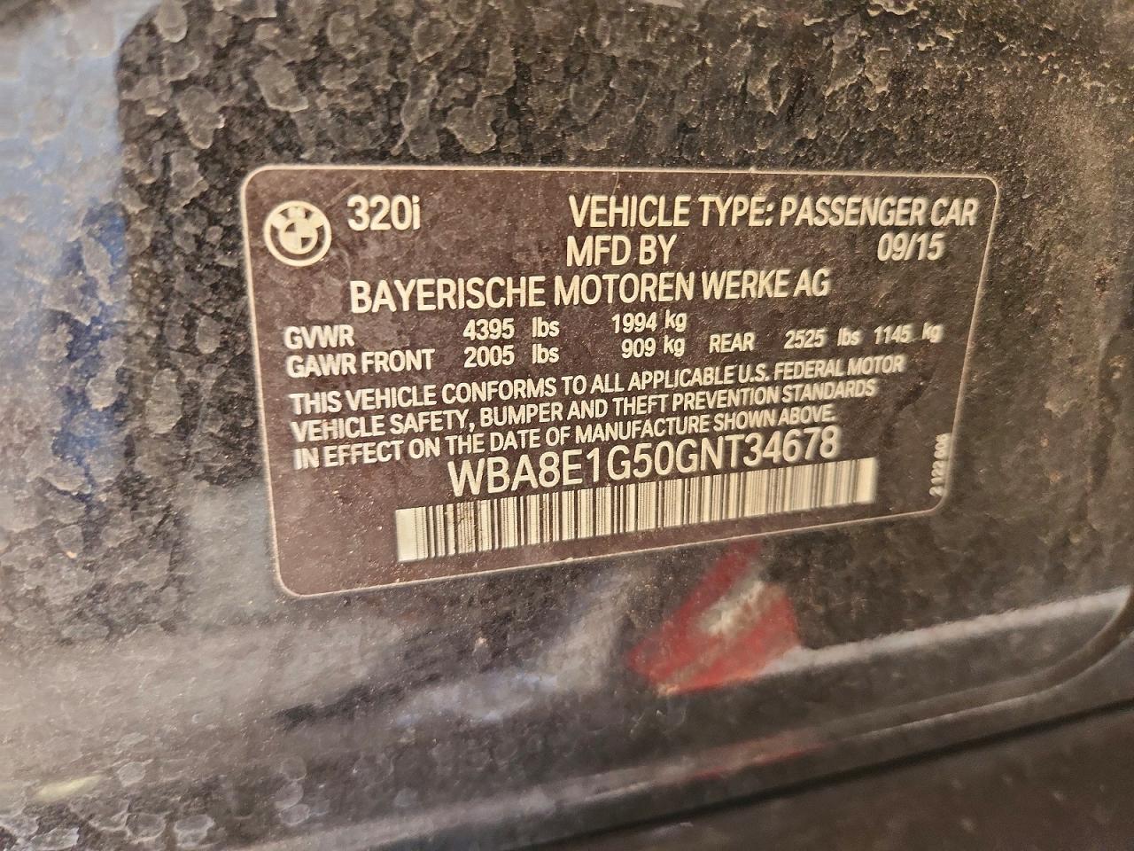 2016 BMW 320 I - zdjęcie 13