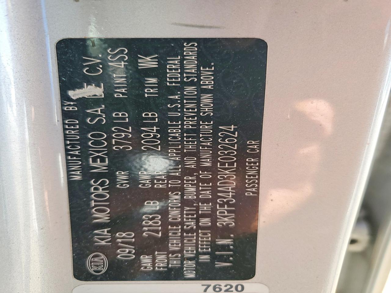 2019 Kia Forte S - zdjęcie 12