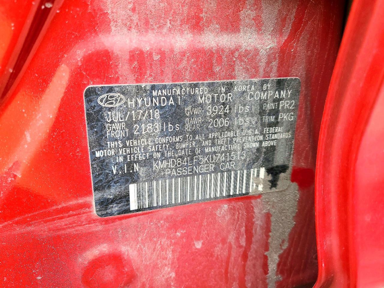 2019 Hyundai Elantra Sel - zdjęcie 13