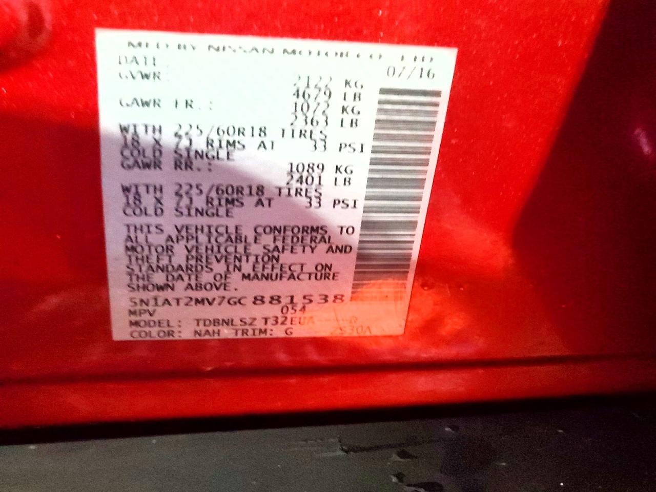 2016 Nissan Rogue Sl - zdjęcie 13