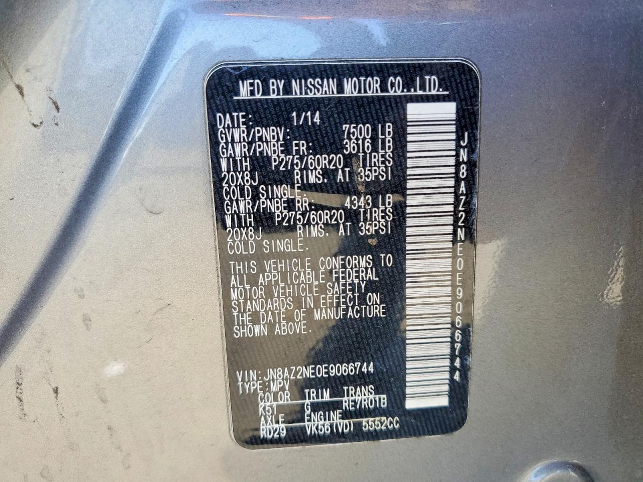 2014 Infiniti Qx80 Base - zdjęcie 13