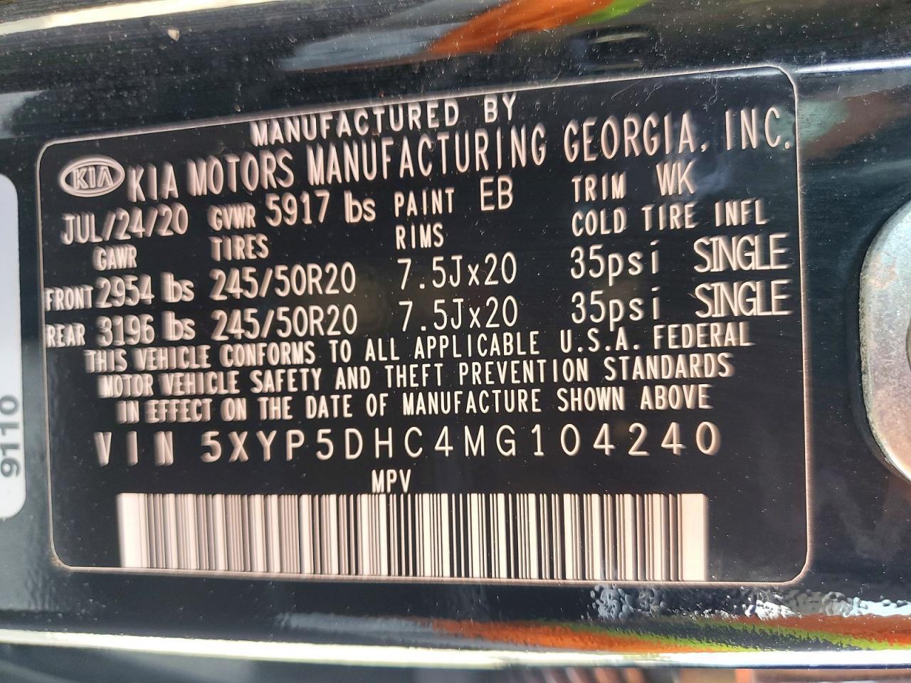 2021 Kia Telluride Sx - zdjęcie 13