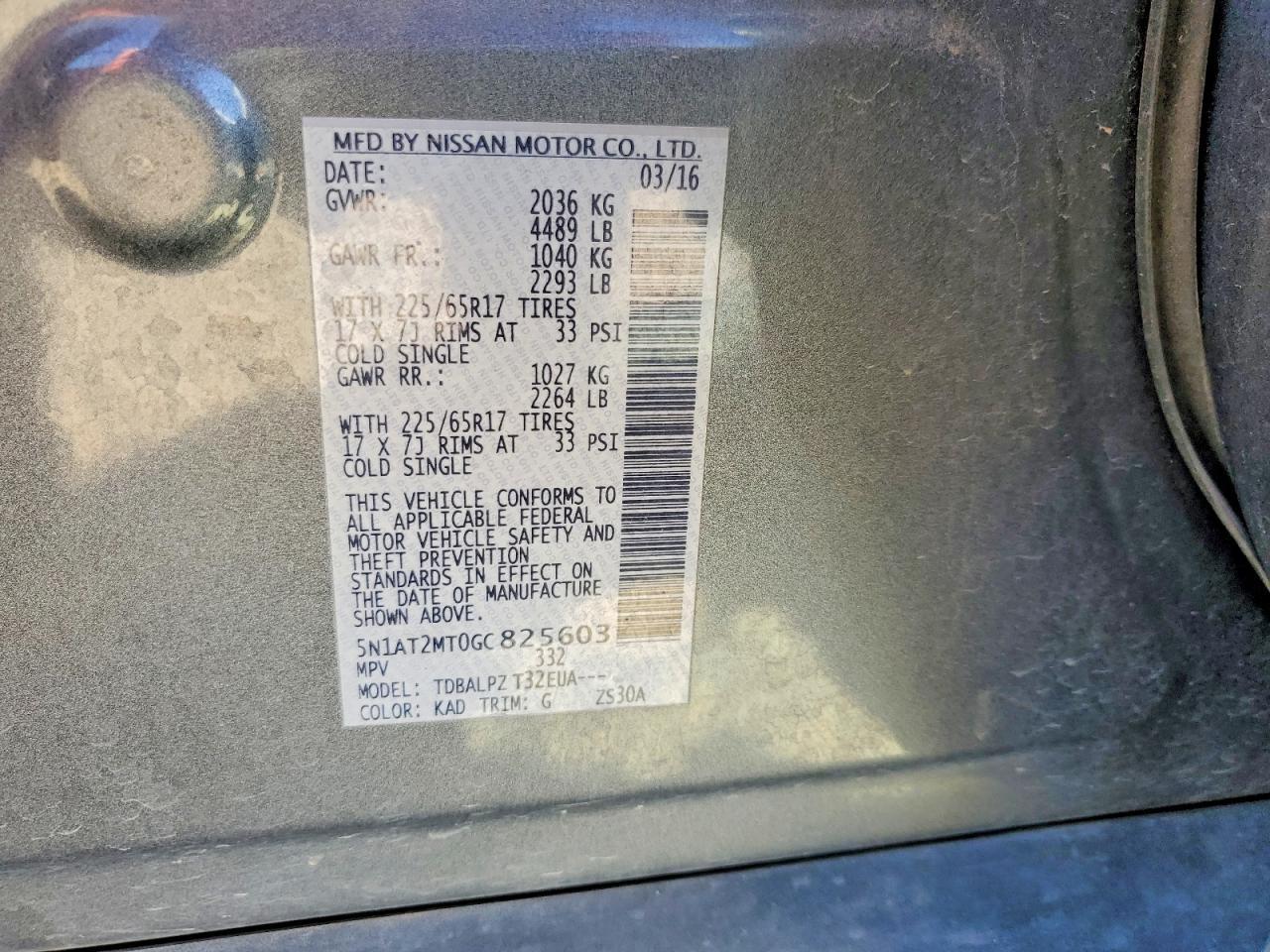 2016 Nissan Rogue S - zdjęcie 13