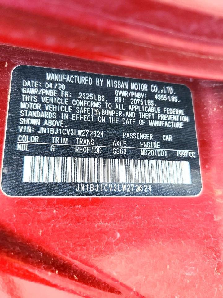 2020 Nissan Rogue Sport Sv - zdjęcie 13