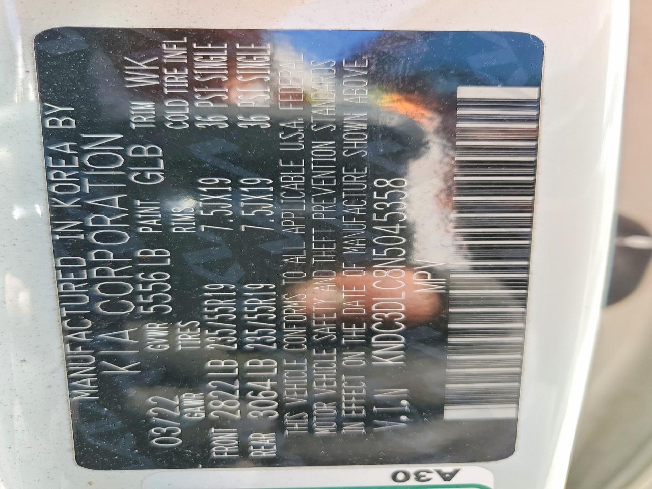 2022 Kia Ev6 Wind - zdjęcie 14