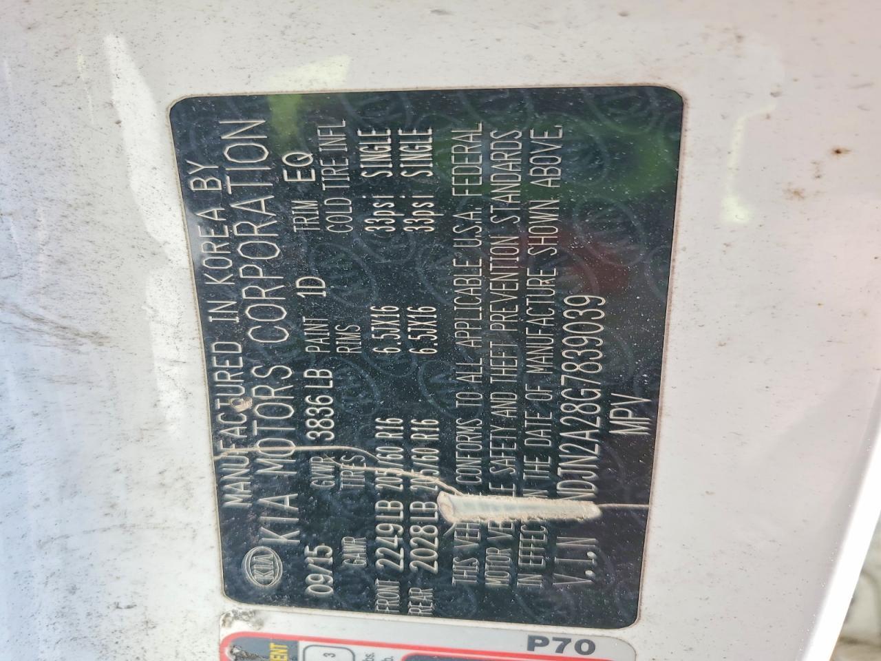 2016 Kia Soul Base - zdjęcie 12