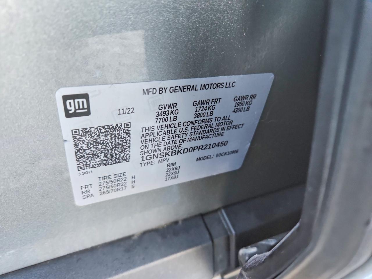 2023 Chevrolet Suburban K1500 Ls - zdjęcie 13