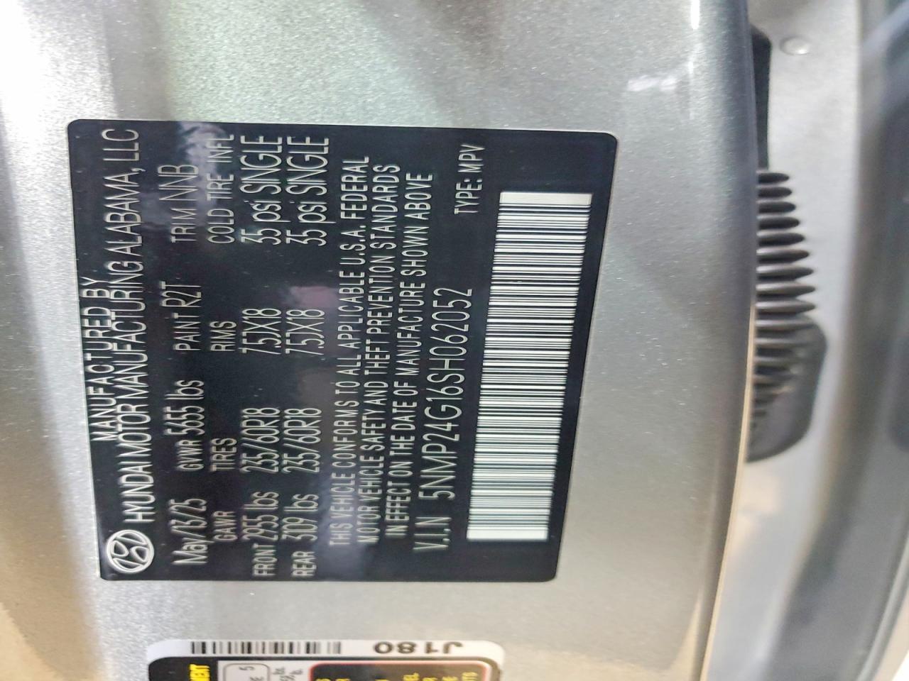 2025 Hyundai Santa Fe Hybrid Sel - zdjęcie 13