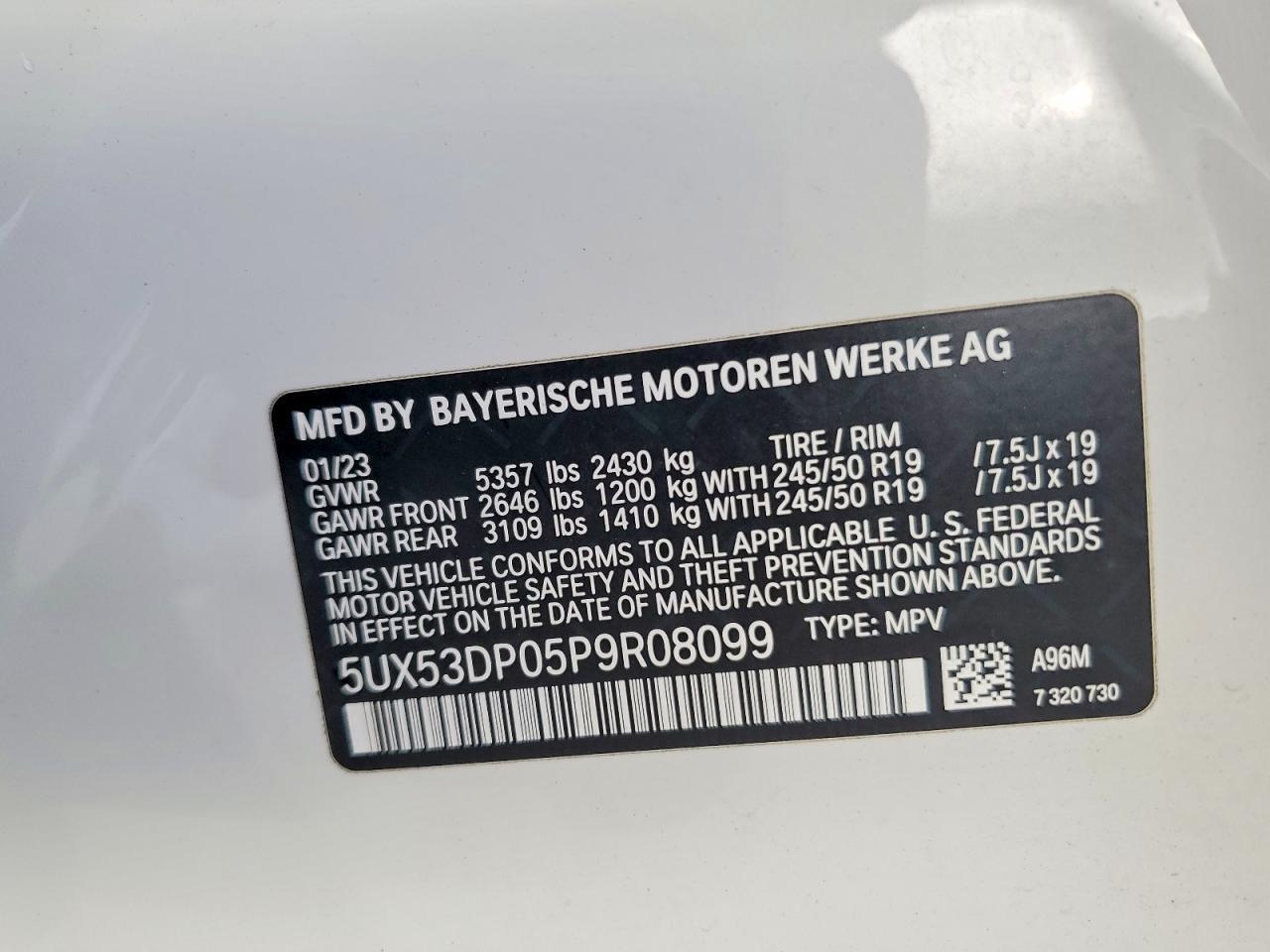 2023 BMW X3 xDrive30I - zdjęcie 14