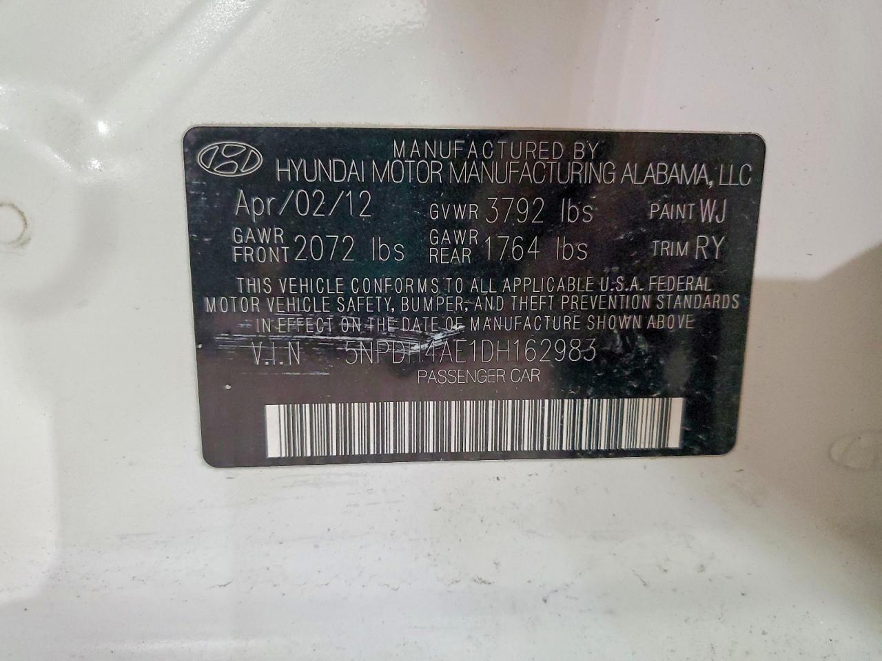 2013 Hyundai Elantra Limited - zdjęcie 12