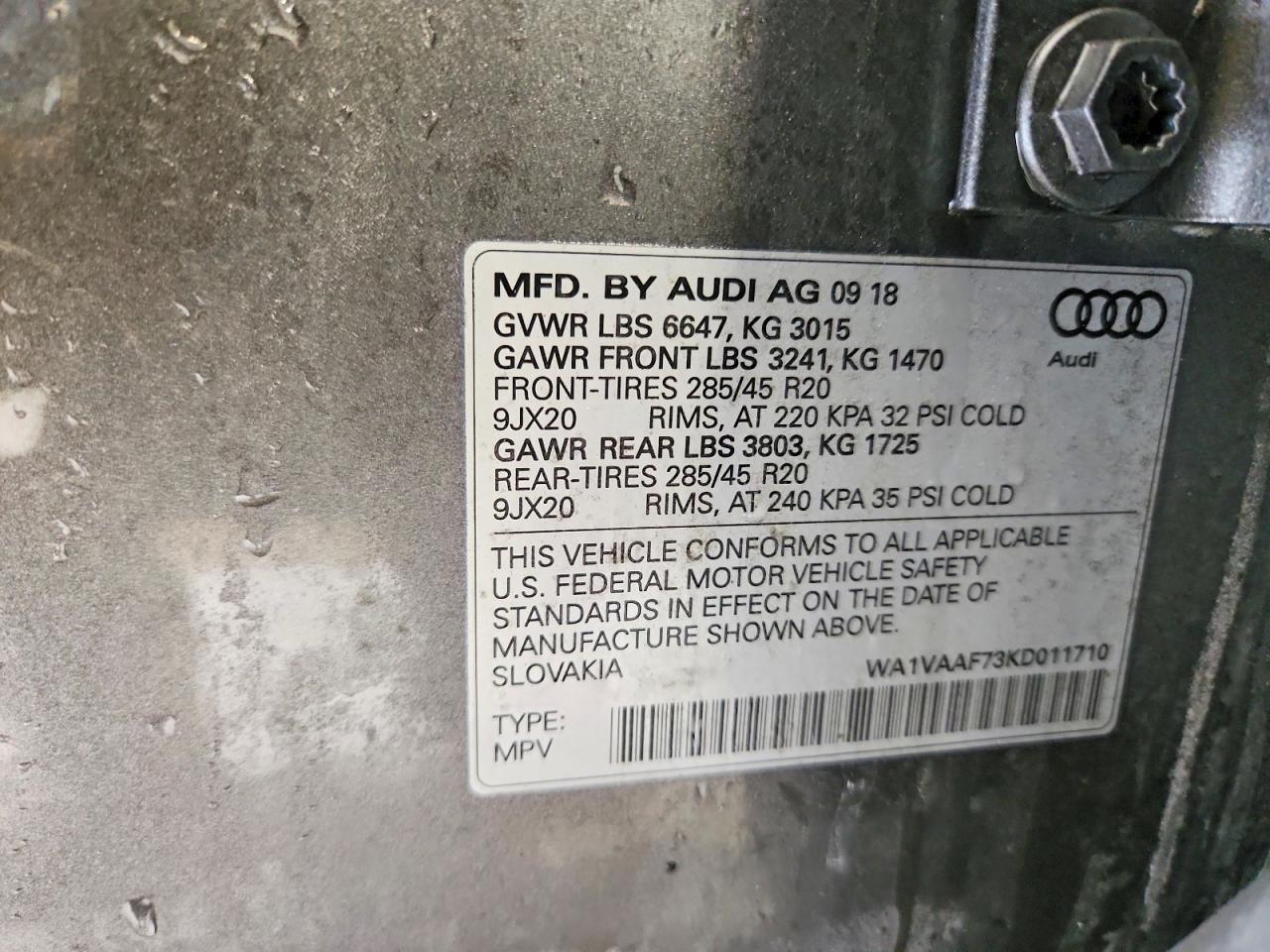 2019 Audi Q7 Prestige - zdjęcie 13