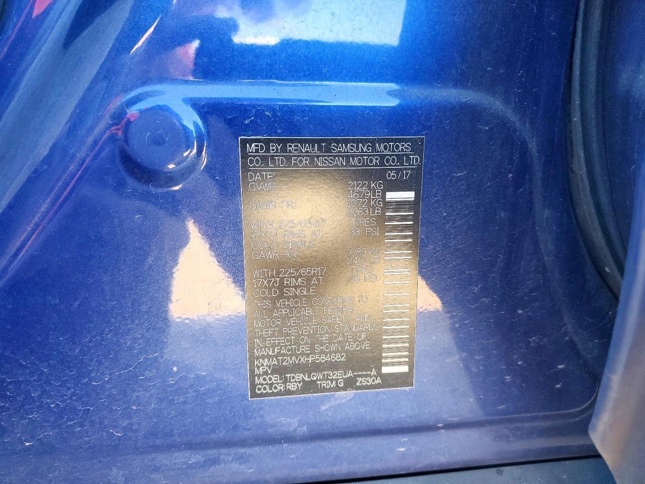 2017 Nissan Rogue Sv - zdjęcie 13