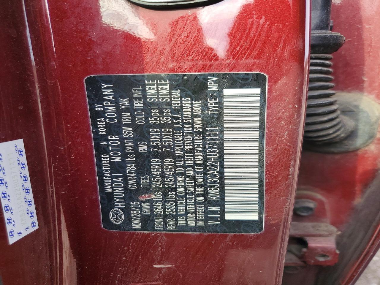 2017 Hyundai Tucson Limited - zdjęcie 13