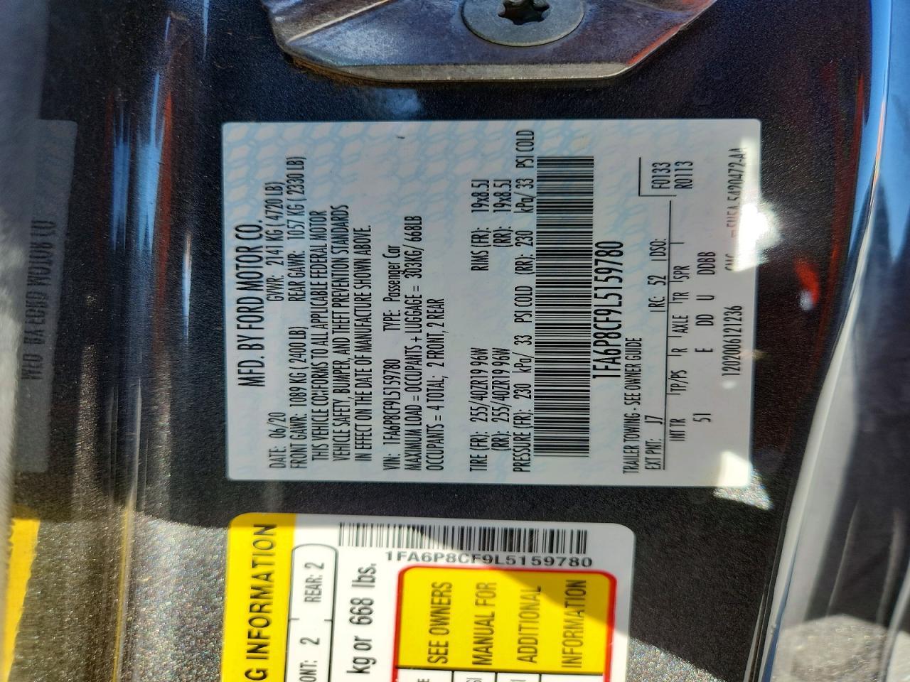 2020 Ford Mustang Gt - zdjęcie 13