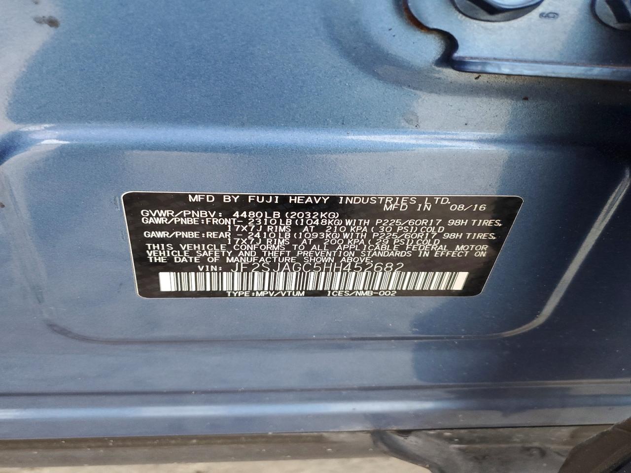 2017 Subaru Forester 2.5I Premium - zdjęcie 14