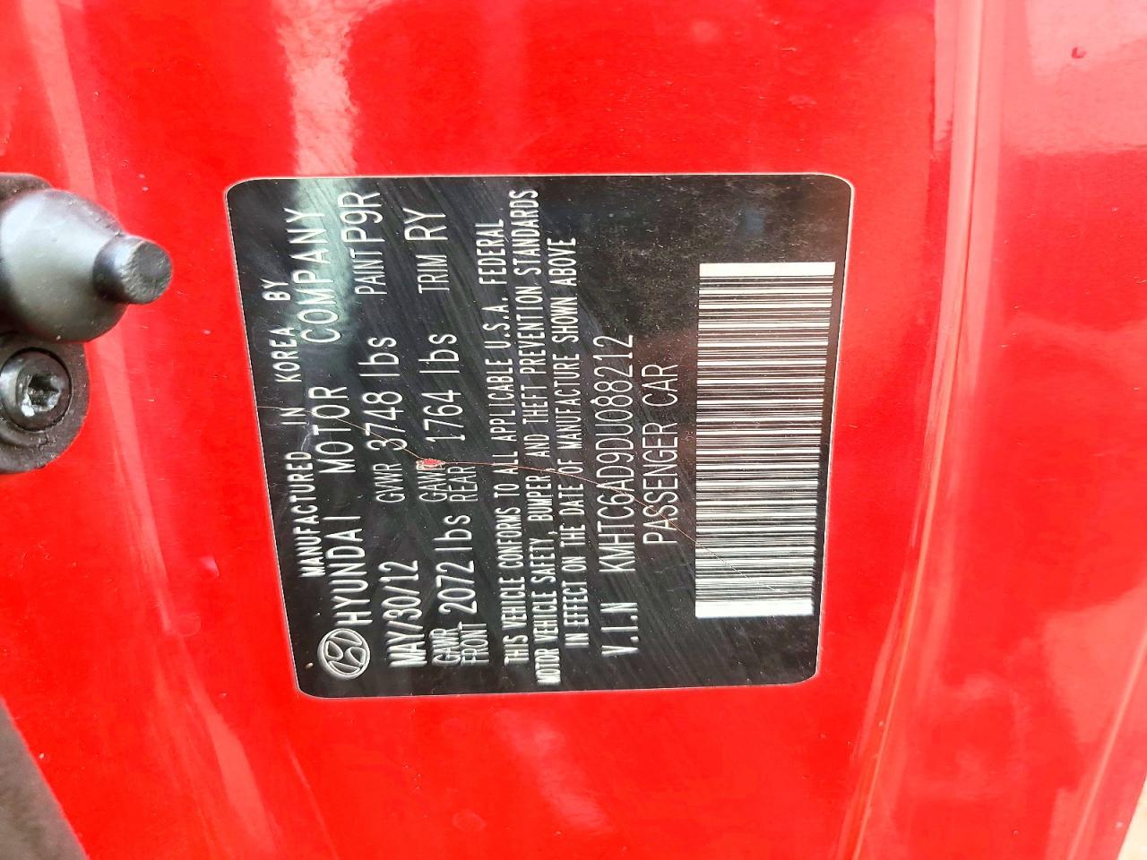 2013 Hyundai Veloster Base - zdjęcie 12