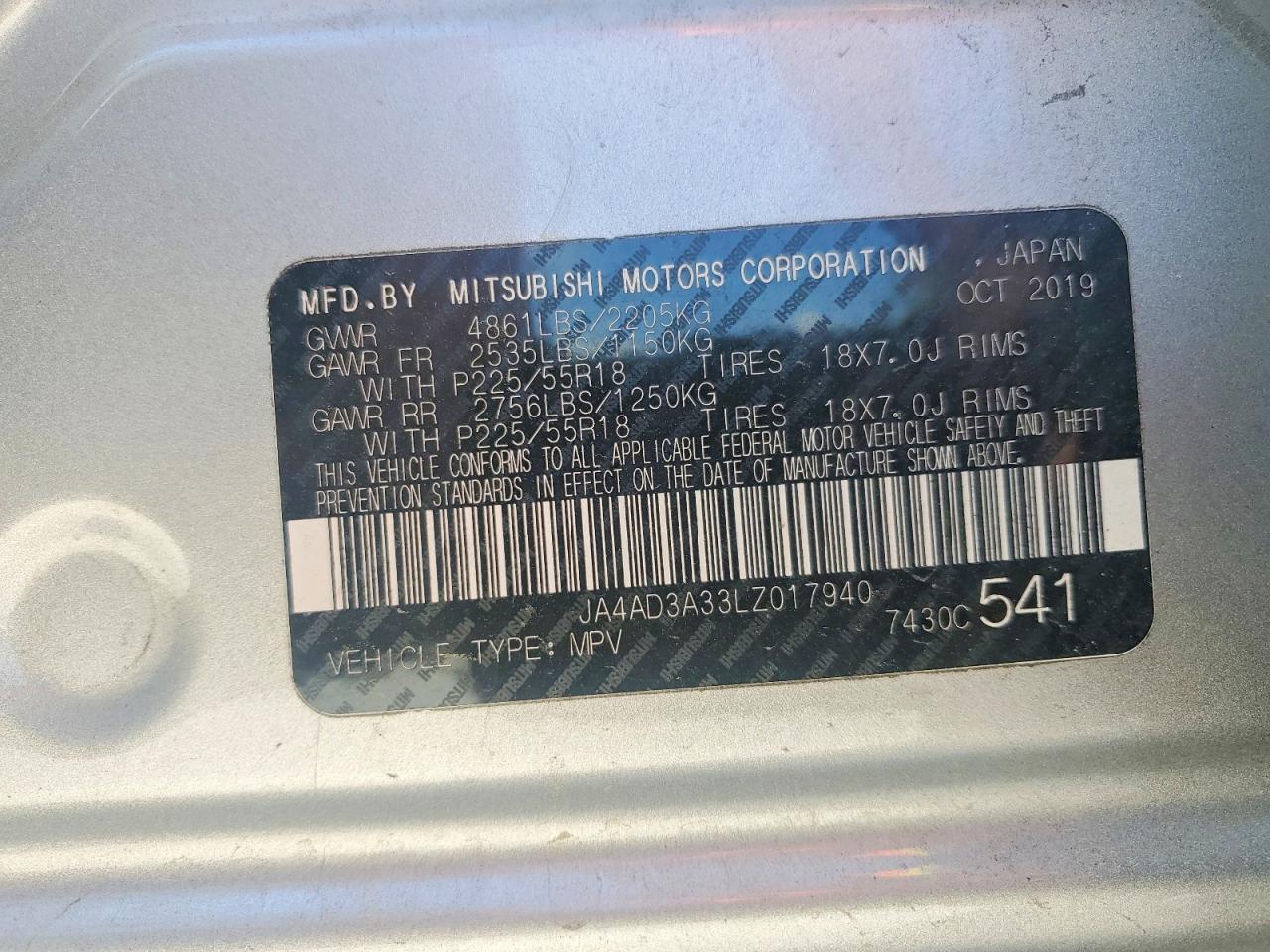 2020 Mitsubishi Outlander Se - zdjęcie 13