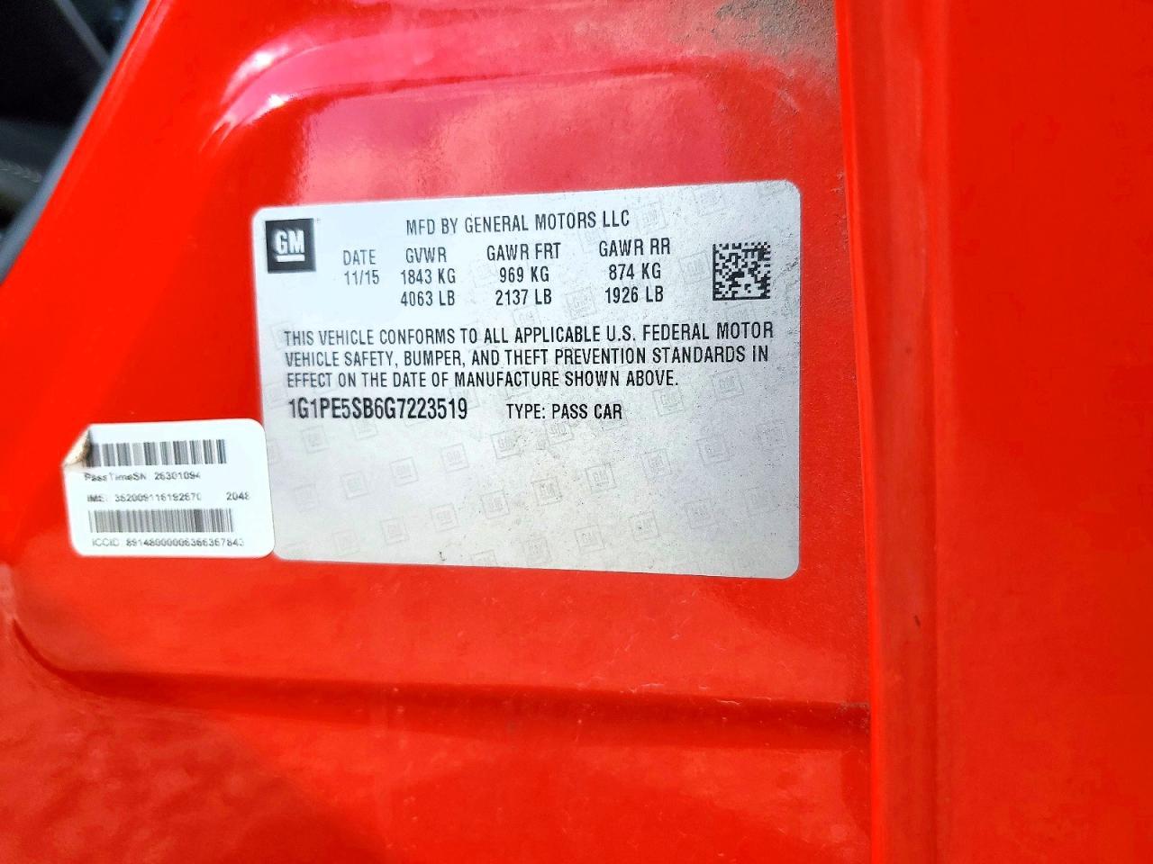 2016 Chevrolet Cruze Limited Lt - zdjęcie 12