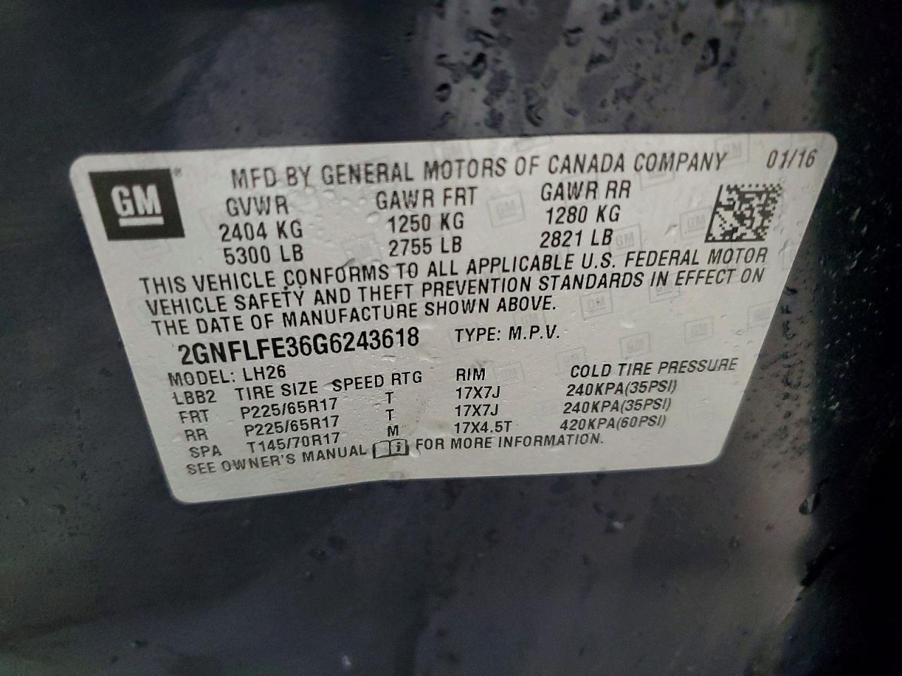 2016 Chevrolet Equinox Lt - zdjęcie 14