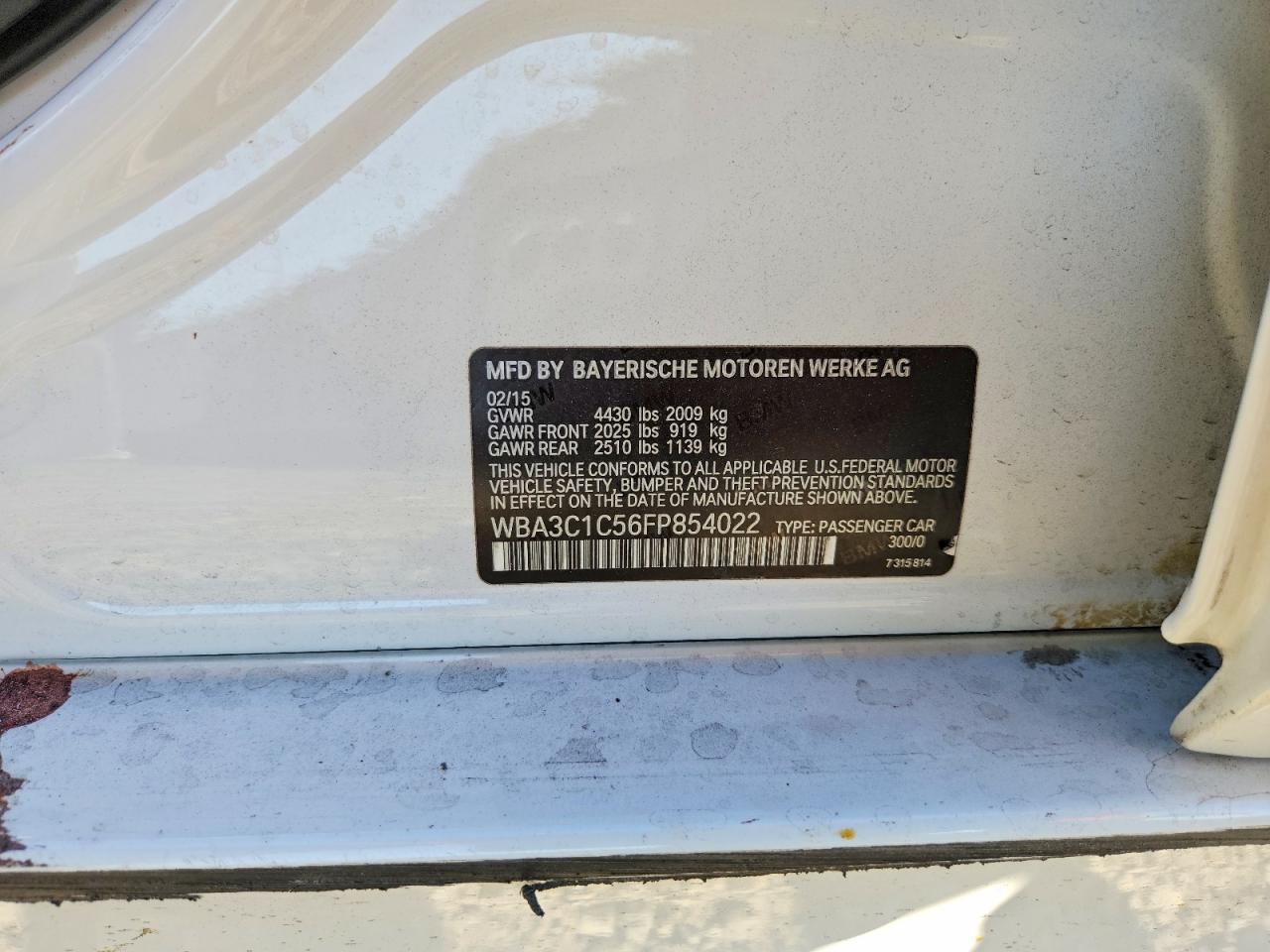 2015 BMW 328 I Sulev - zdjęcie 12