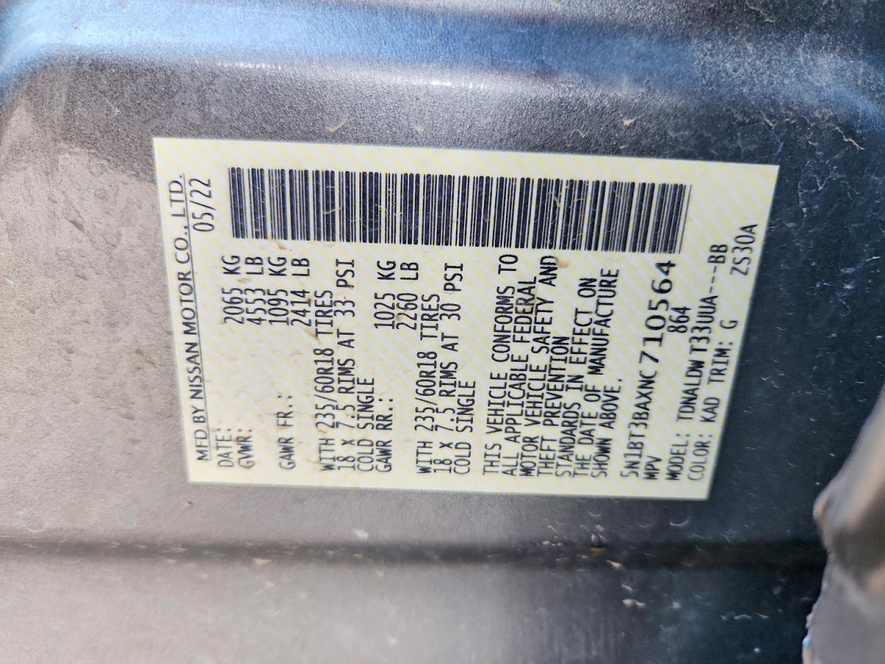 2022 Nissan Rogue Sv - zdjęcie 13