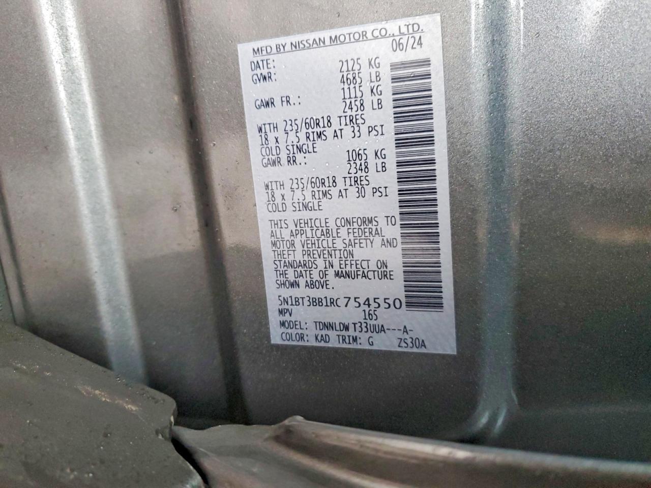 2024 Nissan Rogue Sv - zdjęcie 13