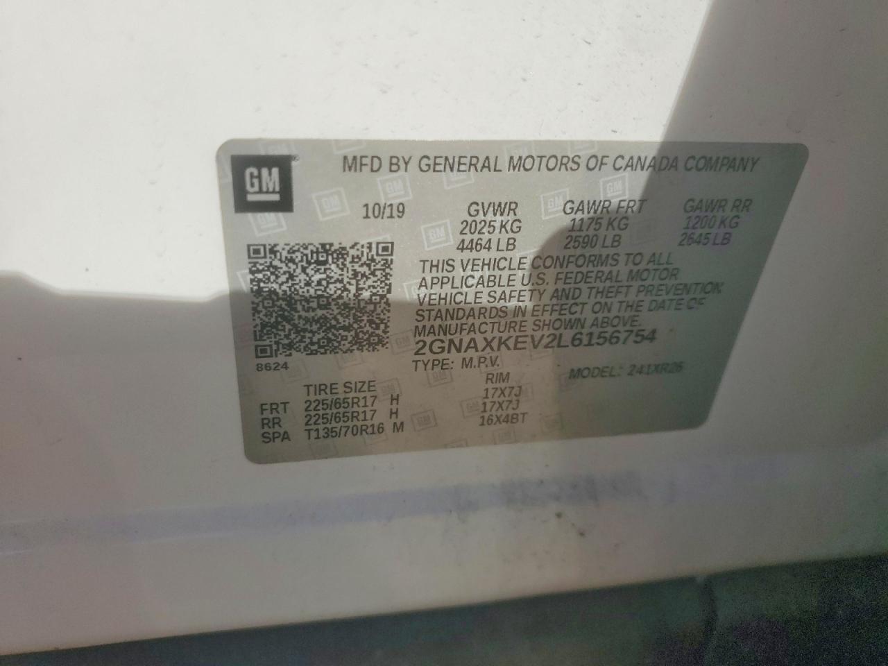 2020 Chevrolet Equinox Lt - zdjęcie 13