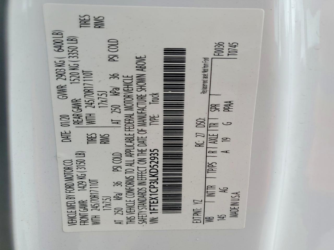 2020 Ford F150 Super Cab - zdjęcie 12