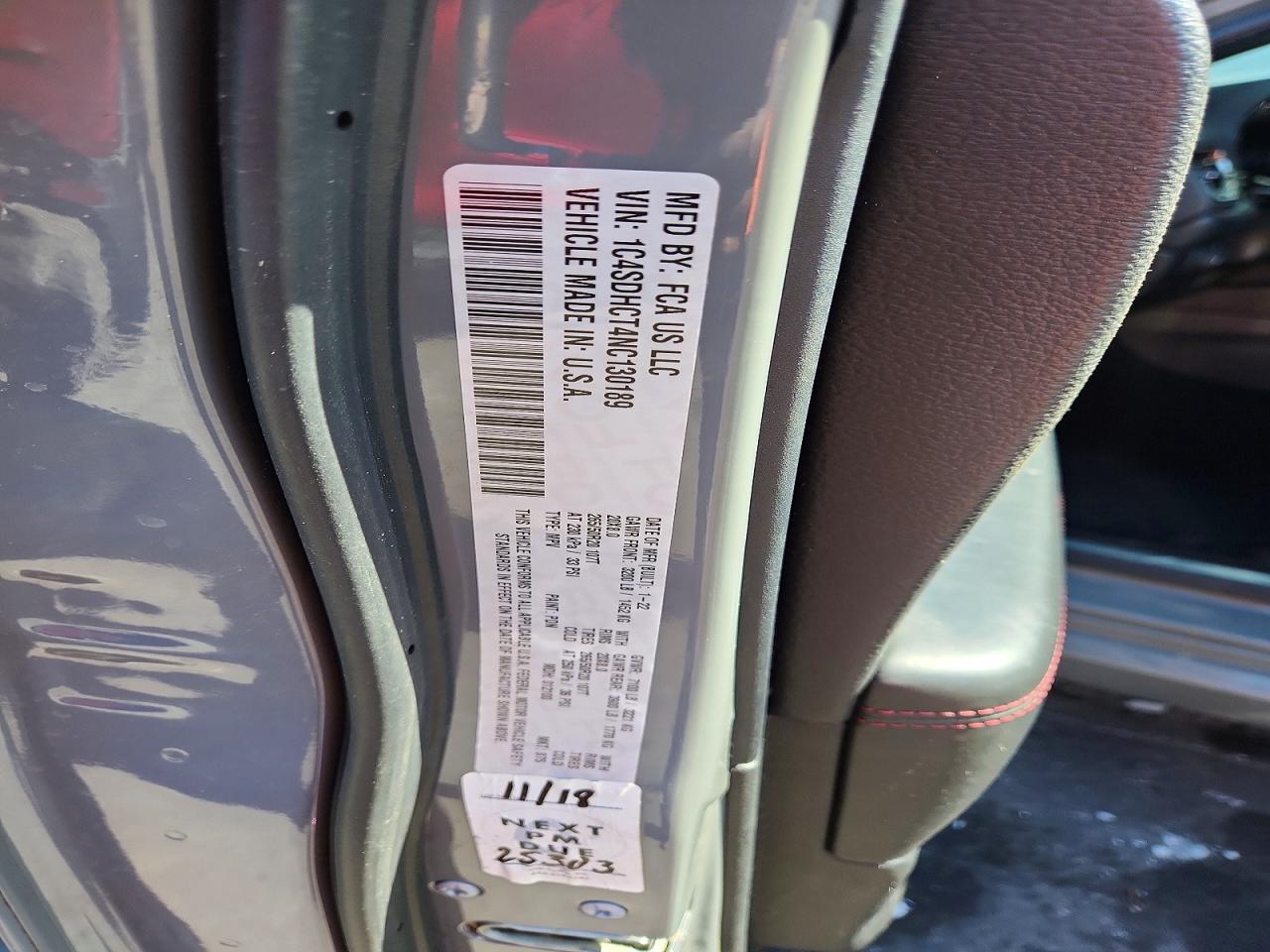 2022 Dodge Durango R - zdjęcie 13