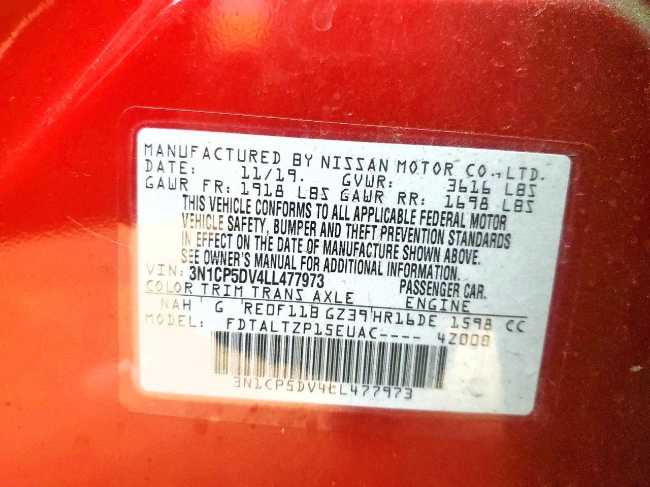 2020 Nissan Kicks Sr - zdjęcie 13