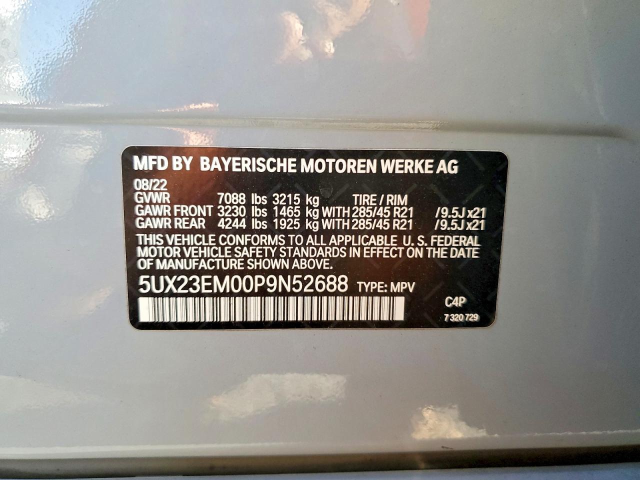 2023 BMW X7 xDrive40I - zdjęcie 13
