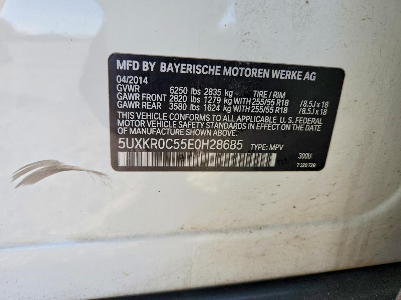 2014 BMW X5 xDrive35I - zdjęcie 14