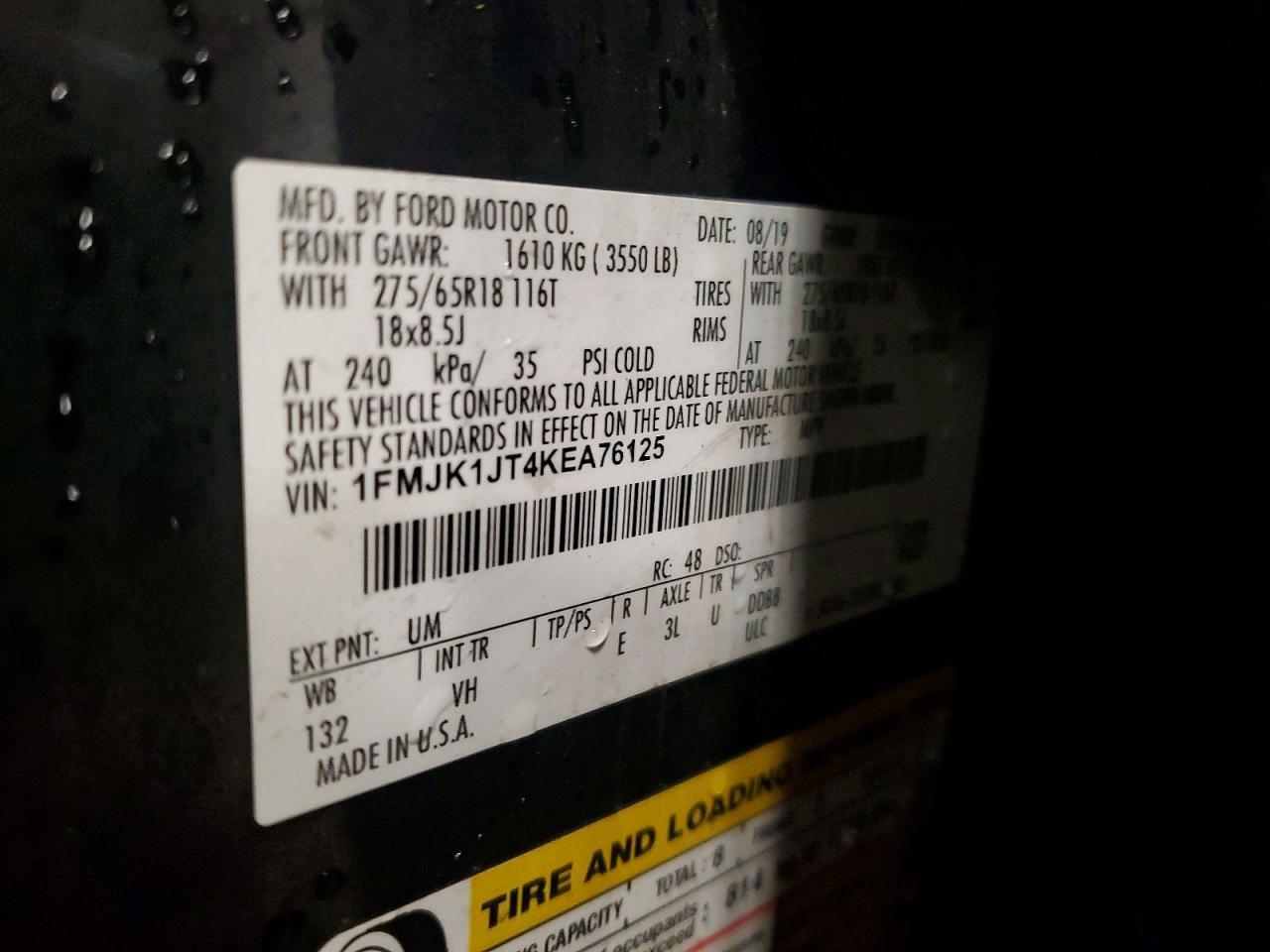 2019 Ford Expedition Max Xlt - zdjęcie 13