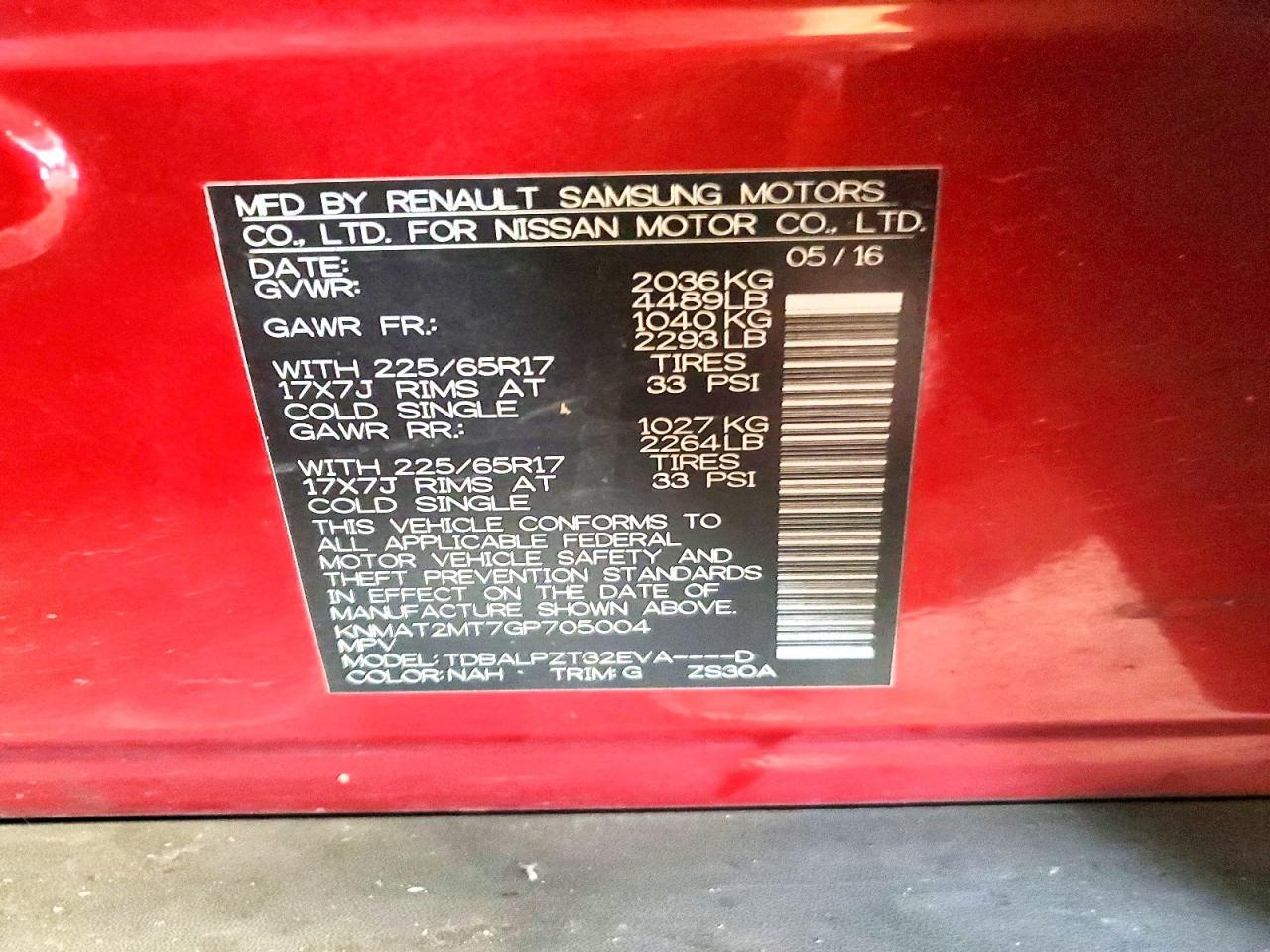 2016 Nissan Rogue S - zdjęcie 13