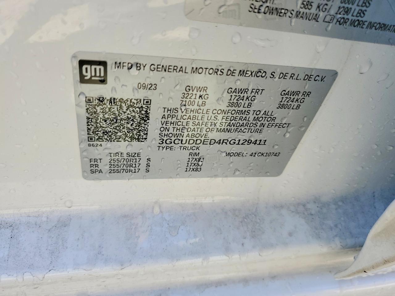 2024 Chevrolet Silverado K1500 Lt - zdjęcie 12