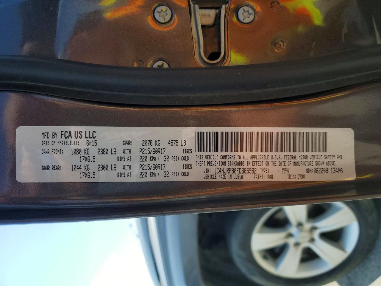 2015 Jeep Patriot Latitude - zdjęcie 14