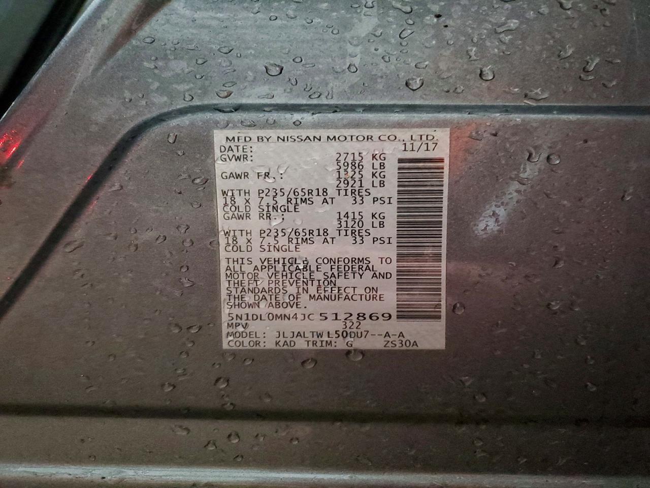 2018 Infiniti Qx60 Base - zdjęcie 13