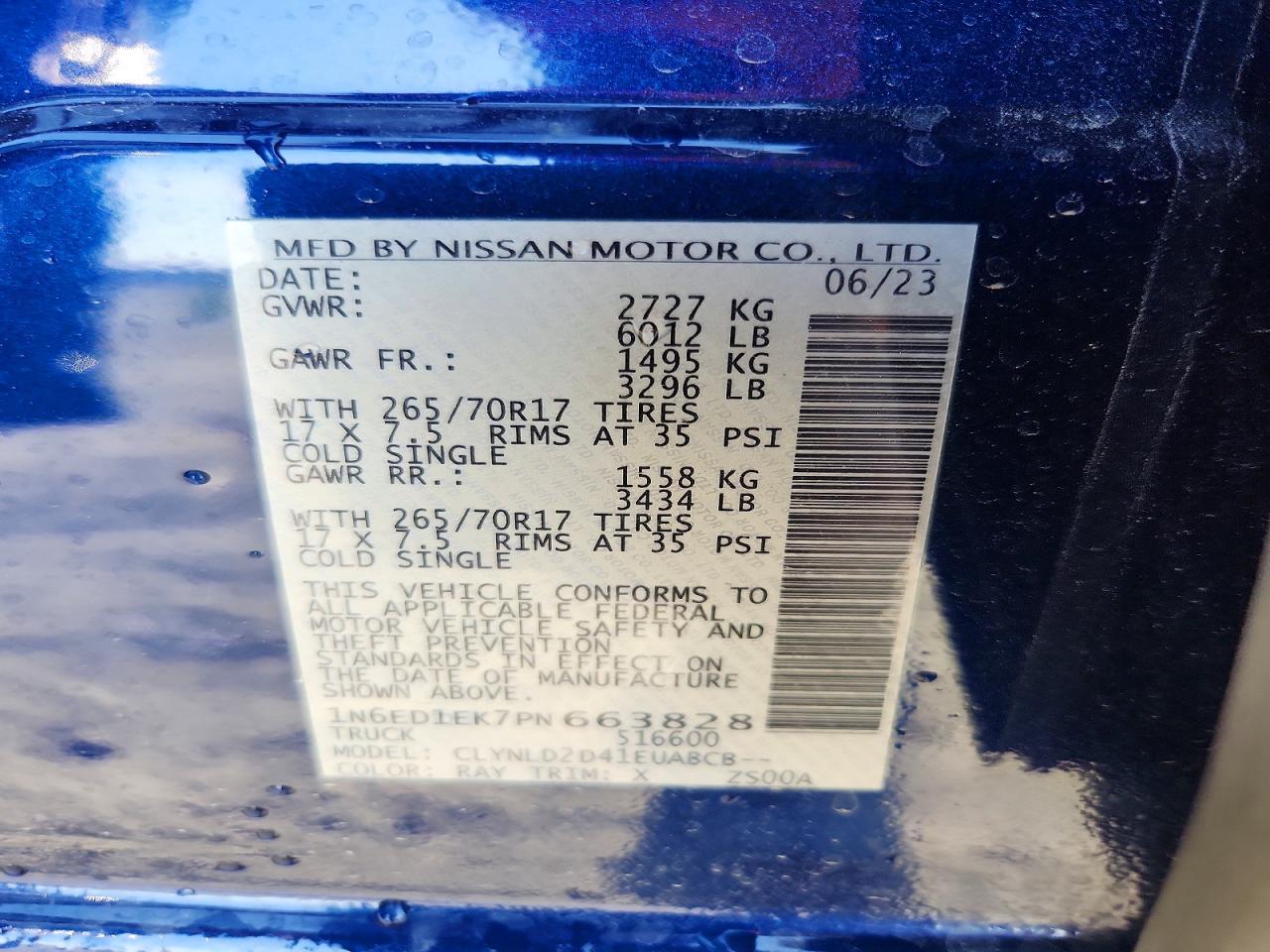 2023 Nissan Frontier Pro-4X - zdjęcie 12