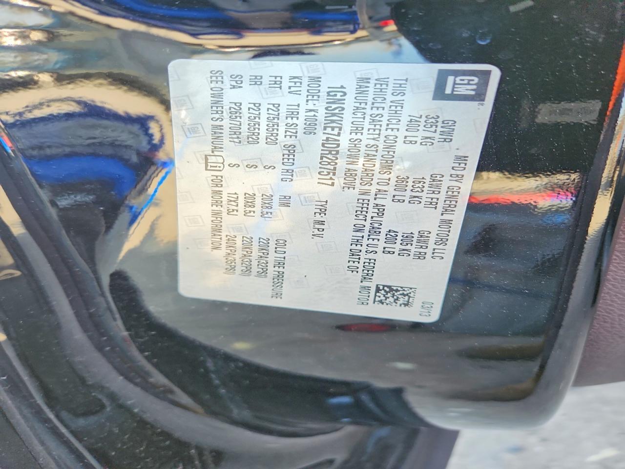 2013 Chevrolet Suburban K1500 Ltz - zdjęcie 13