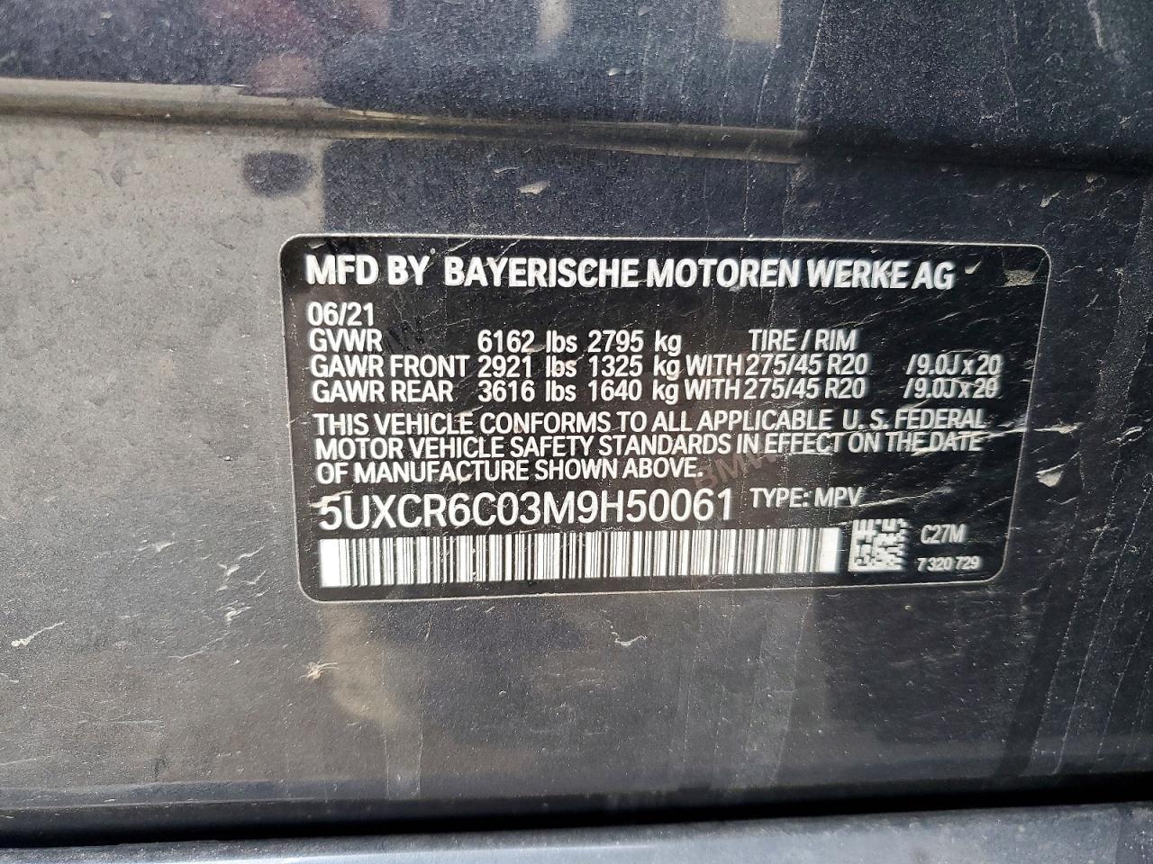 2021 BMW X5 xDrive40I - zdjęcie 14